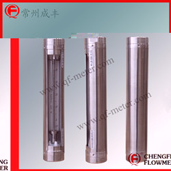 G30S-25 all stainless steel threaded type glass tube flowmeter [CHENGFENG FLOWMETER]  easy installation high anti-corrosion